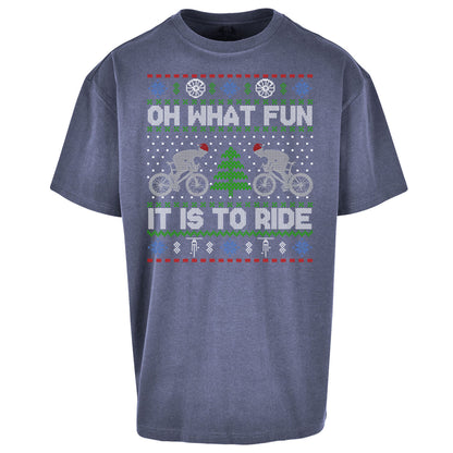 BMX Christmas Oversized T Shirt