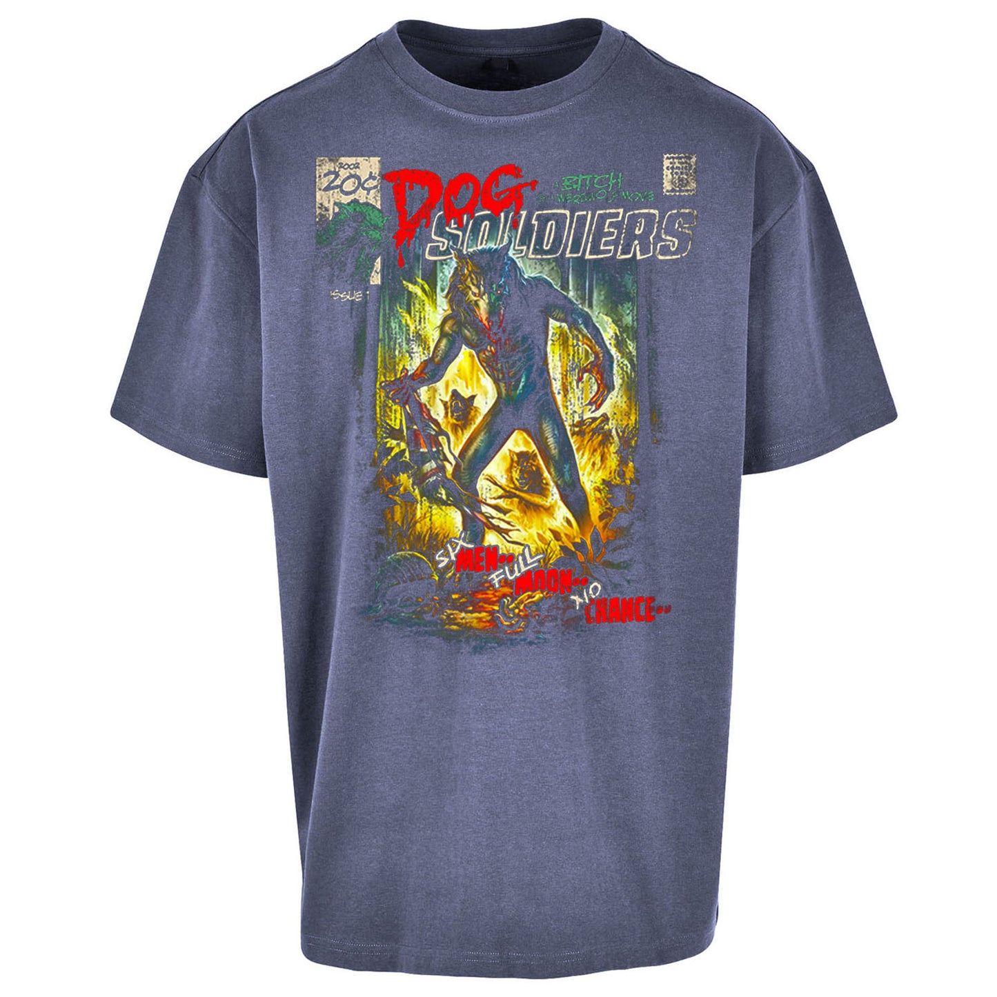 Dog Soldiers A Bitch Of A Werewolf Oversized T Shirt 