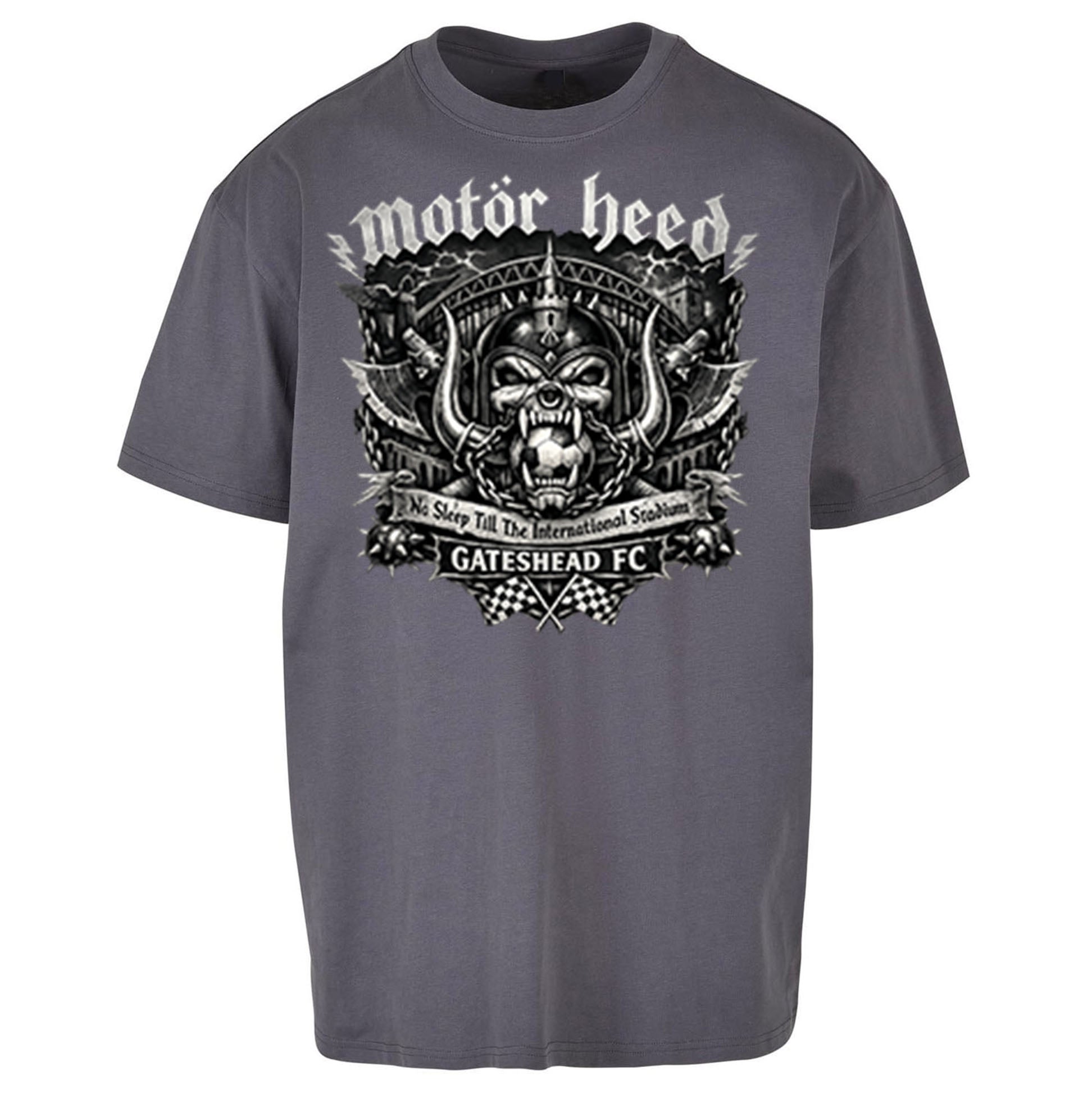 Gateshead Motor Heed Football Oversized T Shirt