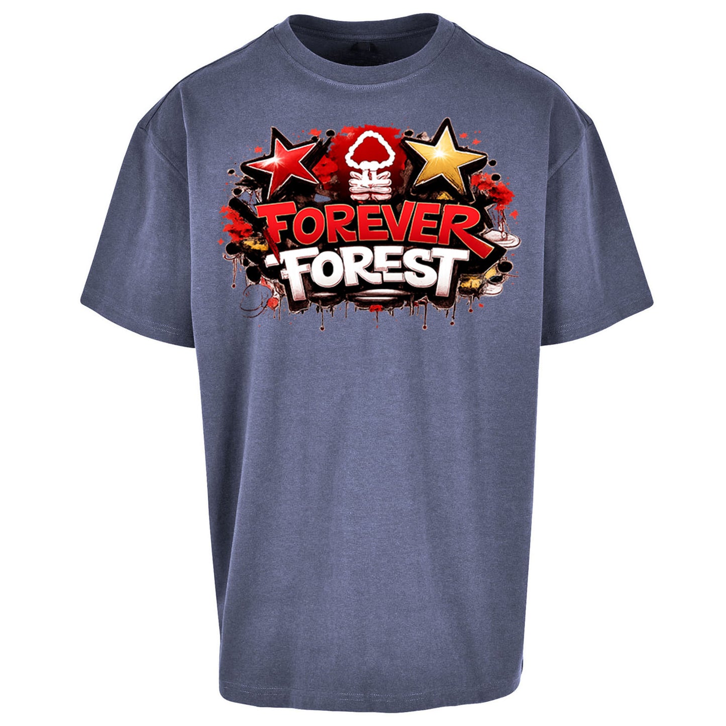 Forever Forest Football Oversized T Shirt