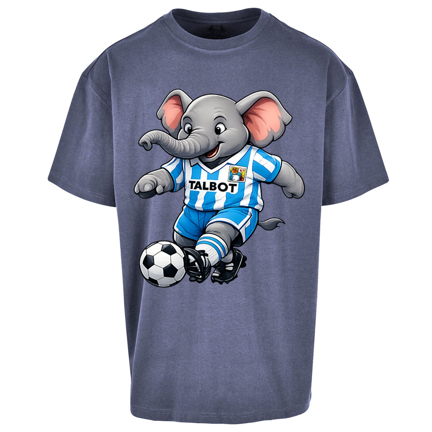 Retro Coventry City Football Oversized T Shirt