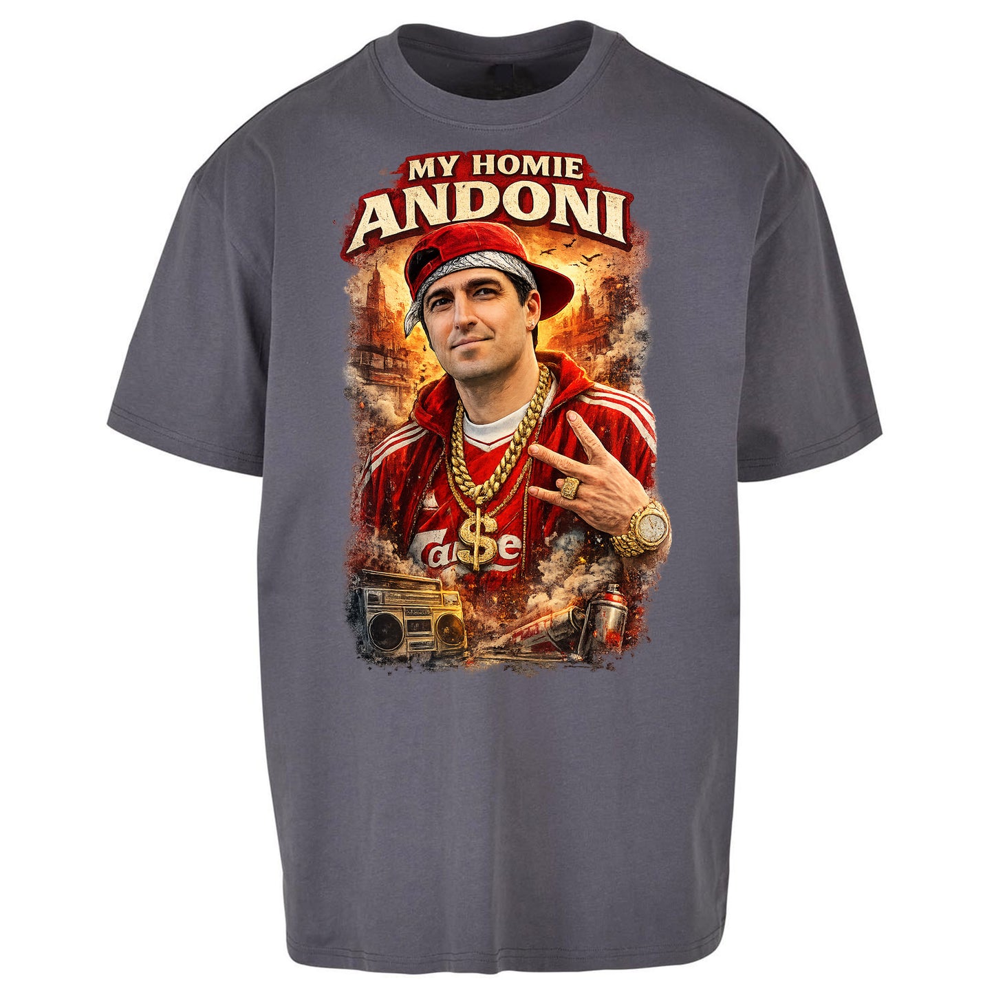 My Homie Andoni Iraola Liverpool Football Oversized Tee 