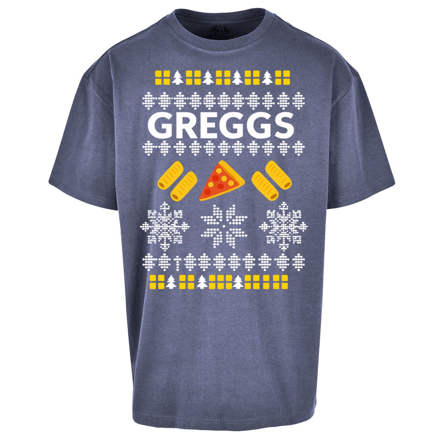 Greggs Christmas Oversized T Shirt