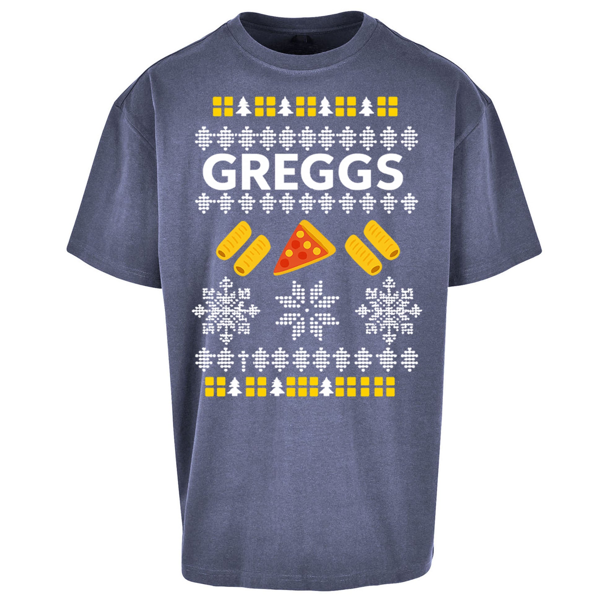 Greggs Christmas Oversized T Shirt