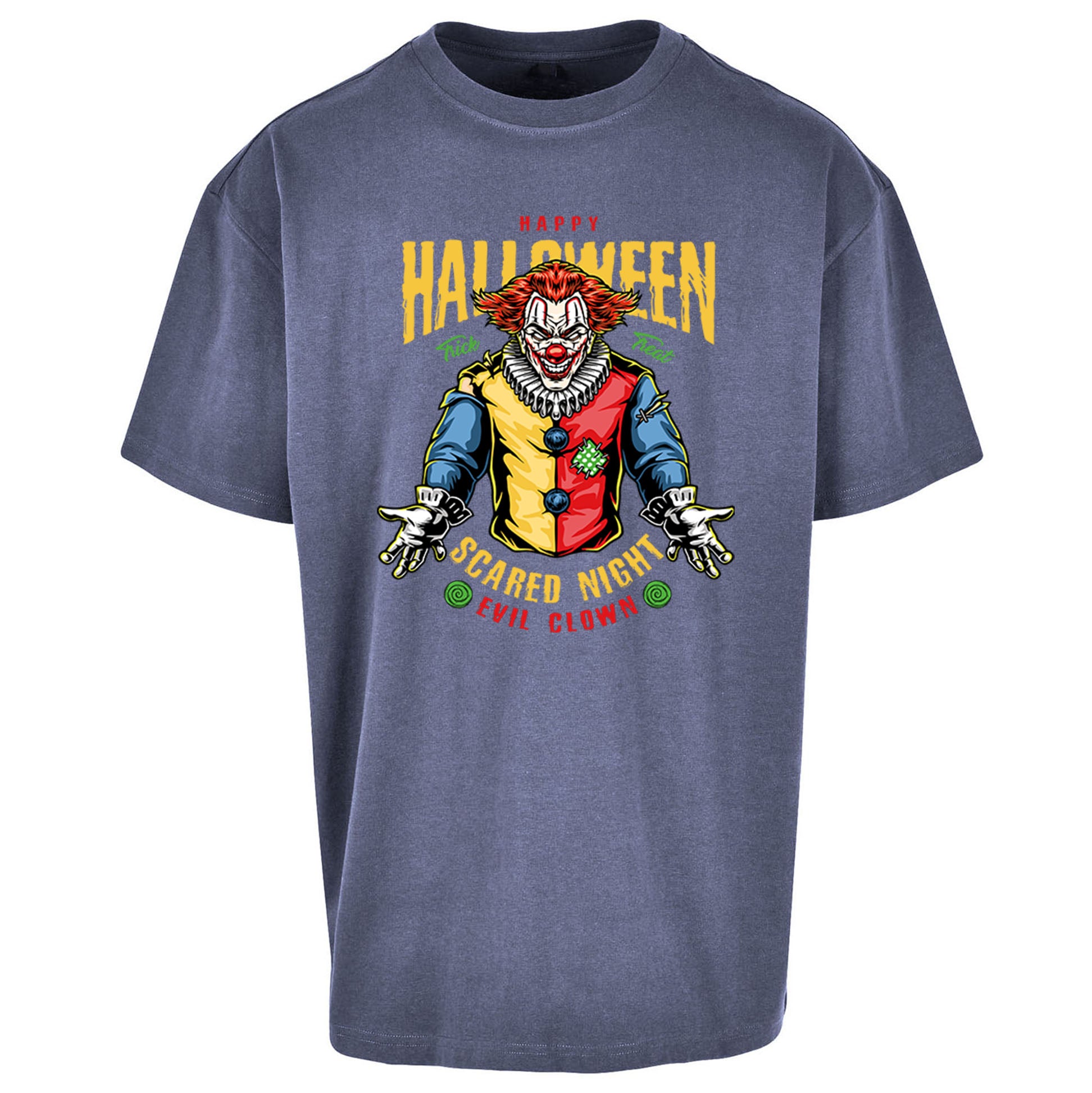 Halloween Clown Oversized T Shirt