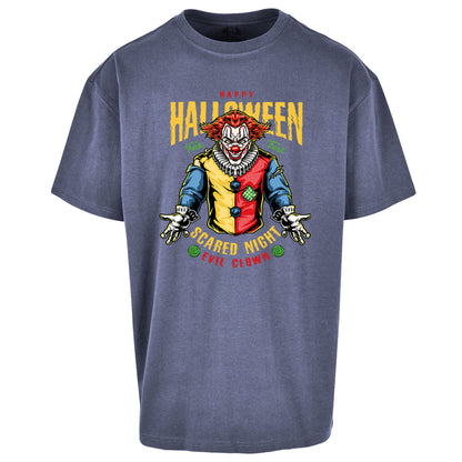Halloween Clown Oversized T Shirt