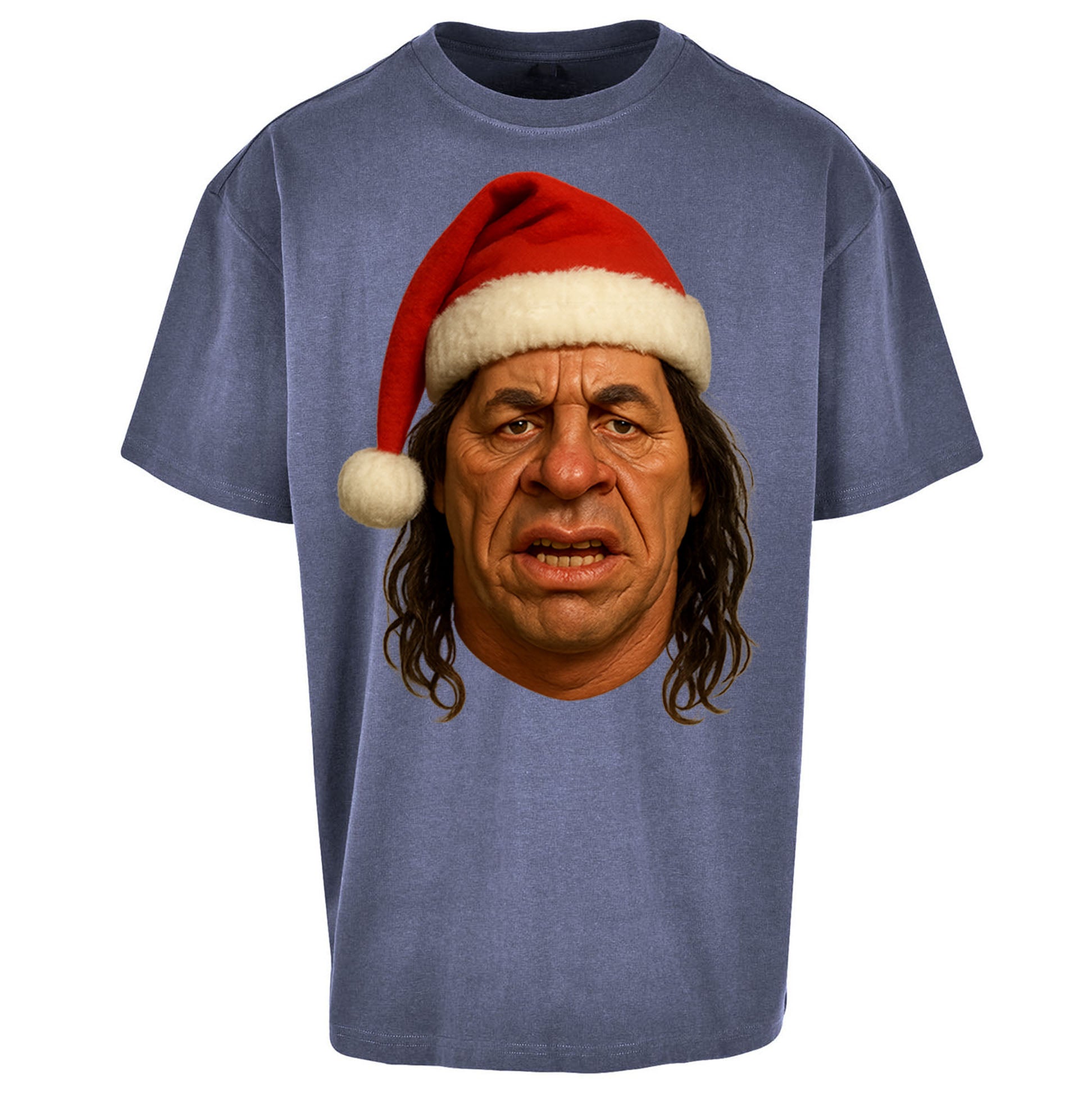 Bret Hart Christmas Oversized T Shirt