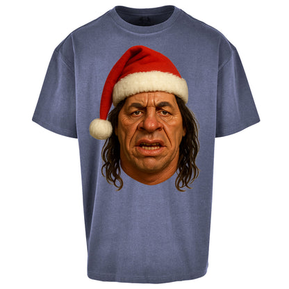 Bret Hart Christmas Oversized T Shirt