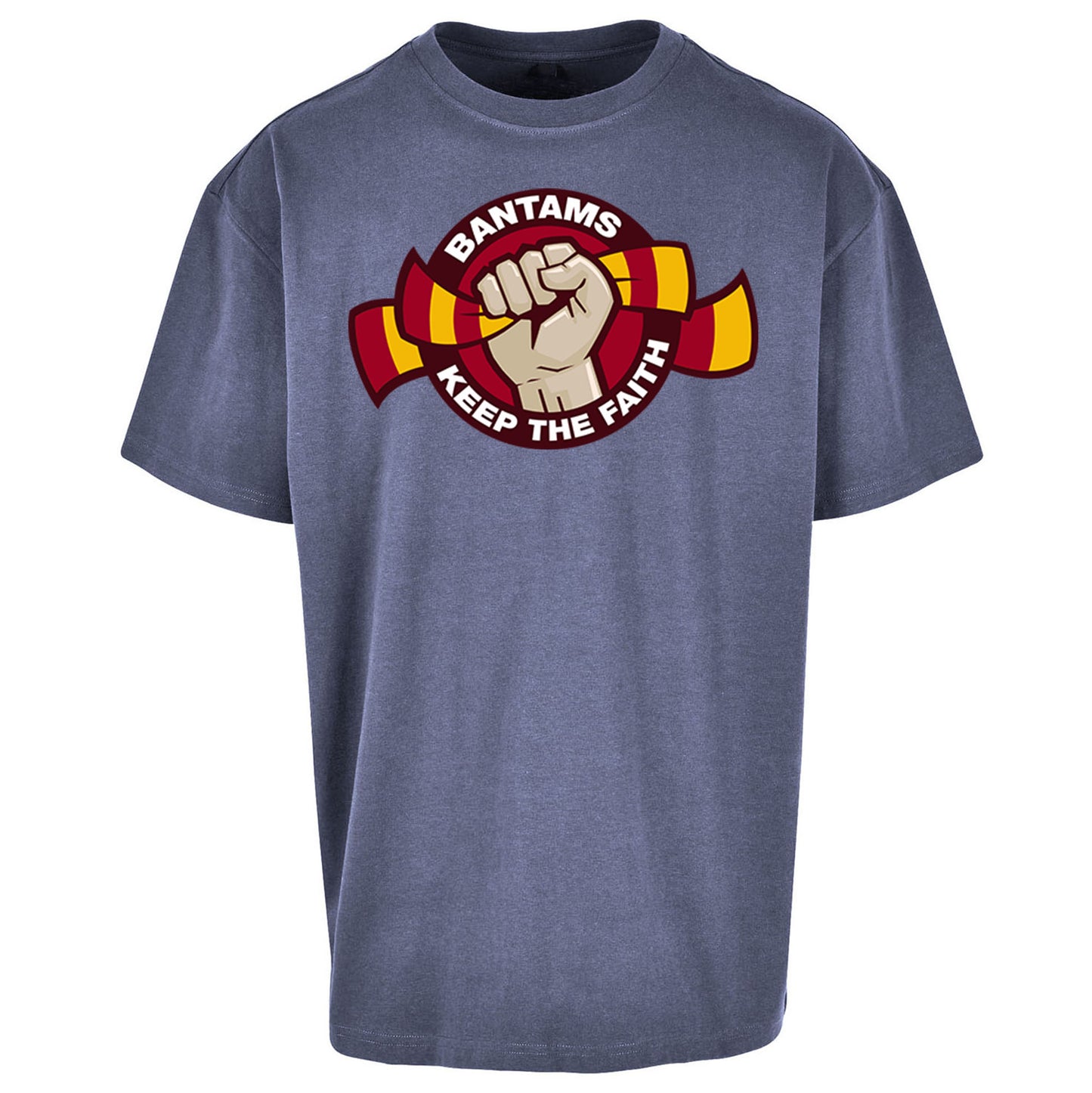 Bradford City Football Oversized T Shirt