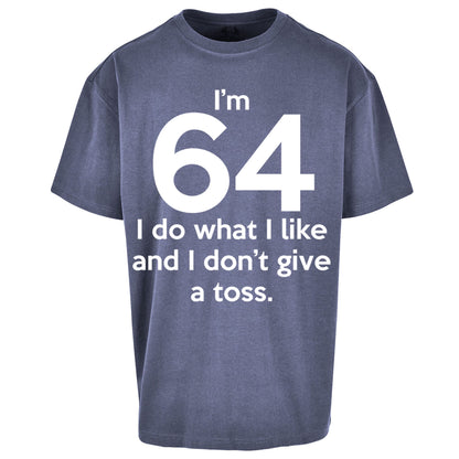 64th Birthday Oversized T Shirt