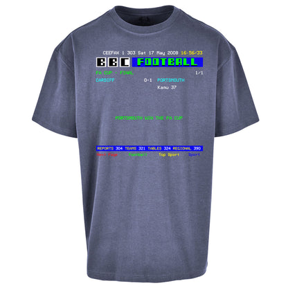Portsmouth FA Cup Winners 2008 Oversized T Shirt
