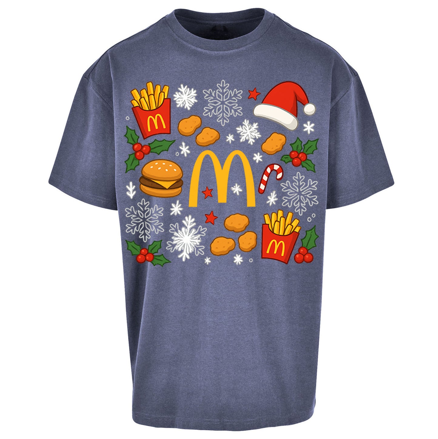 McDonalds Christmas Oversized T Shirt 