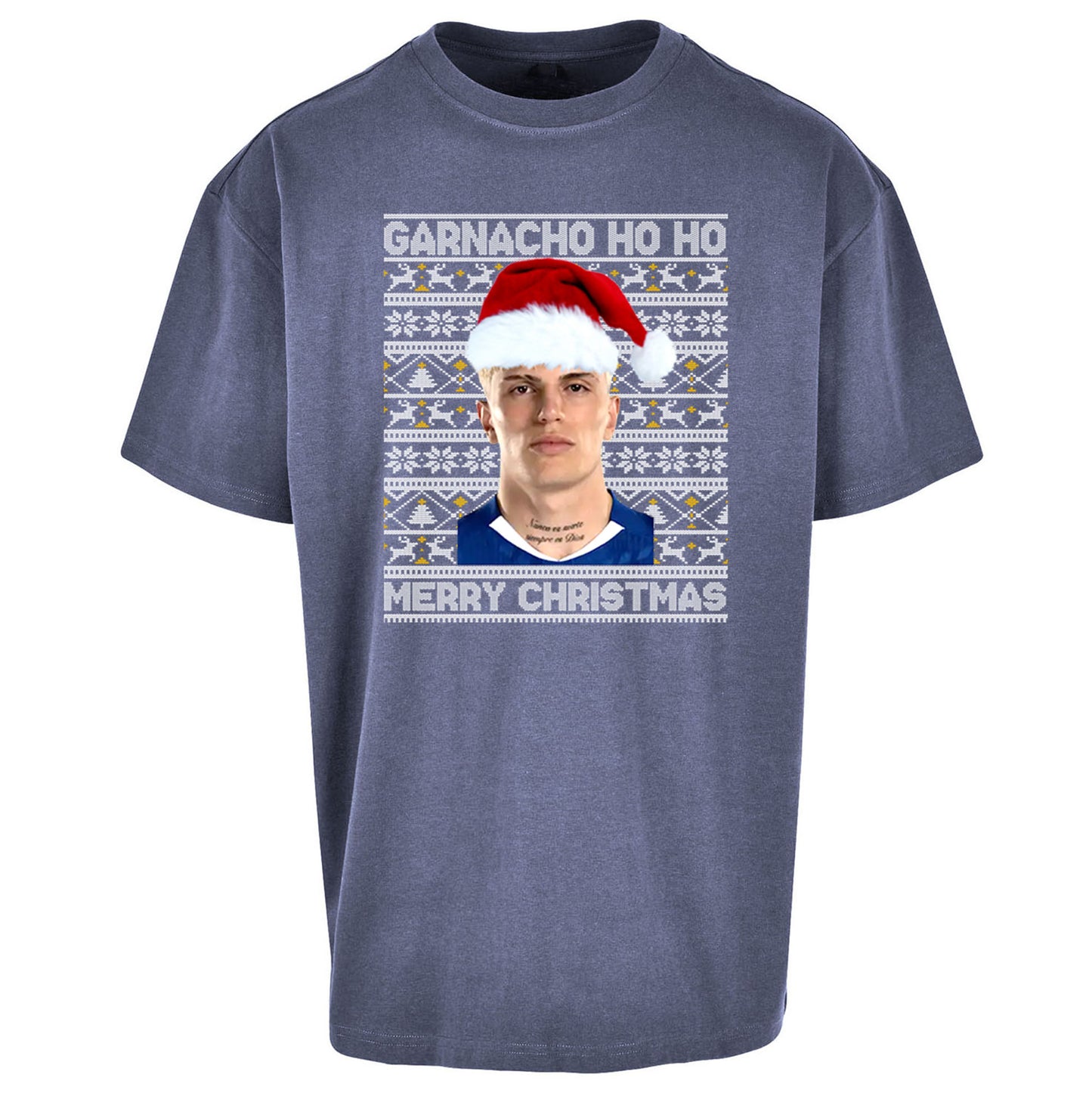 Garnacho Christmas Oversized T Shirt