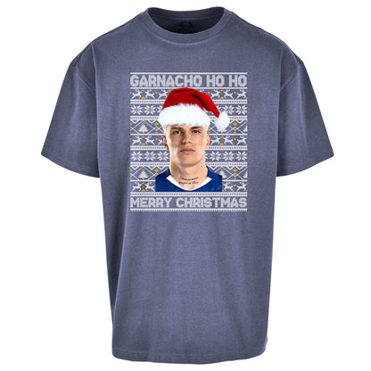 Garnacho Christmas Oversized T Shirt