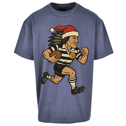 Newcastle Falcons Christmas Oversized T Shirt