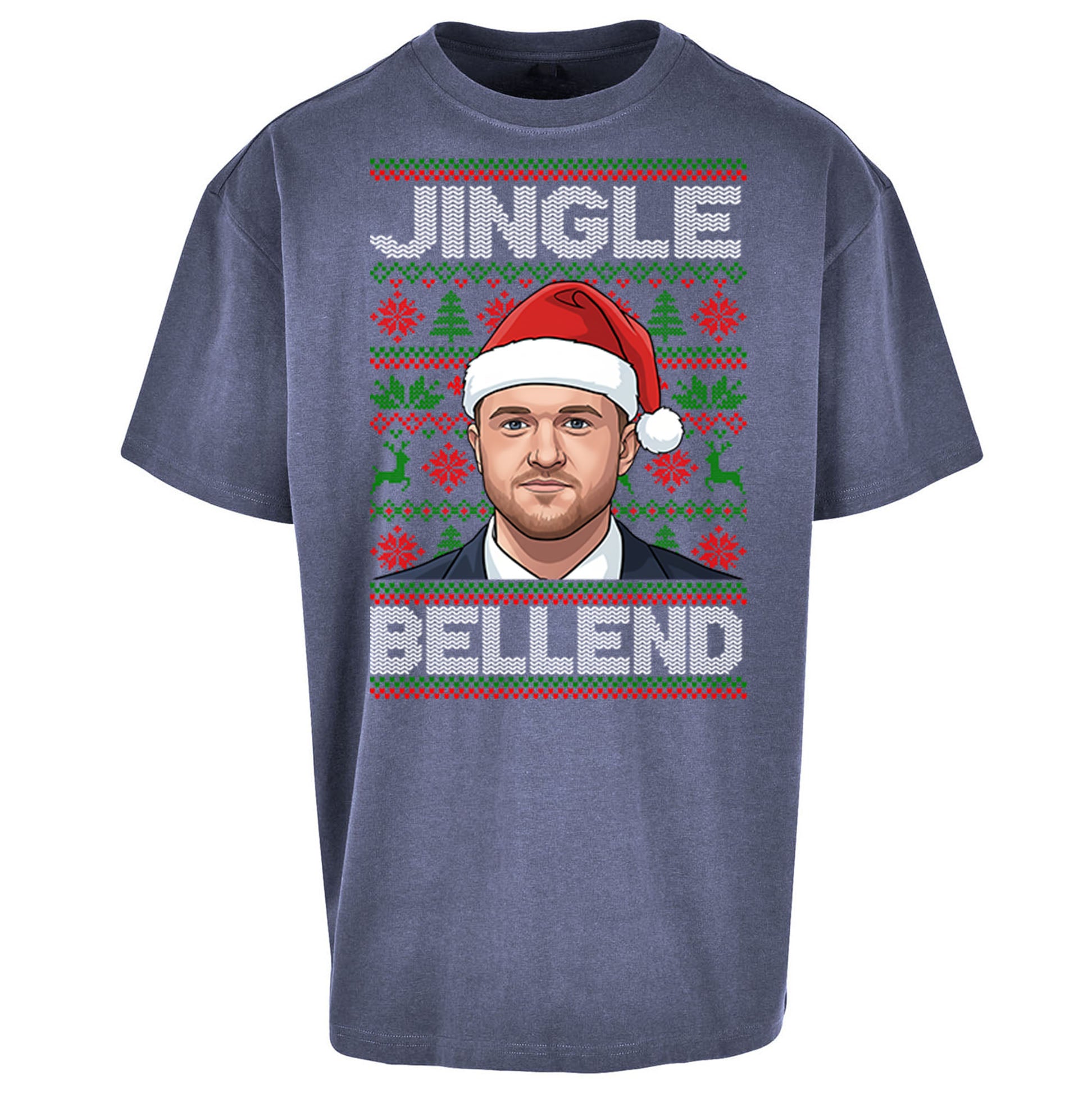 Tommy Robinson Jingle Bell Oversized T Shirt
