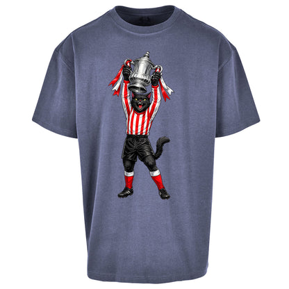 Sunderland FA Cup Winners 1972-1973 Oversized T Shirt