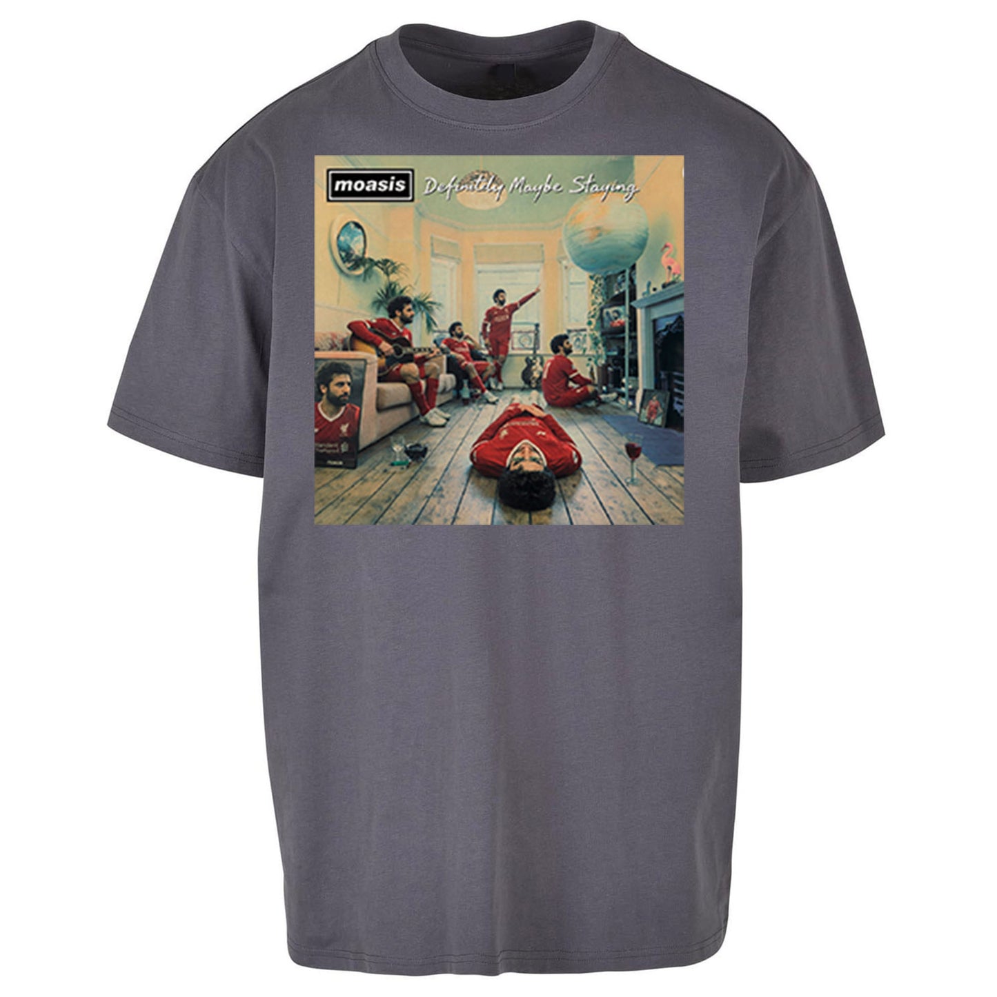 Mo Salah Oasis Liverpool Football Oversized T Shirt