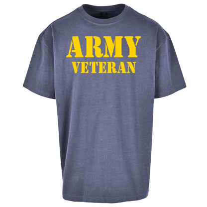 Army Veteran Oversized T Shirt