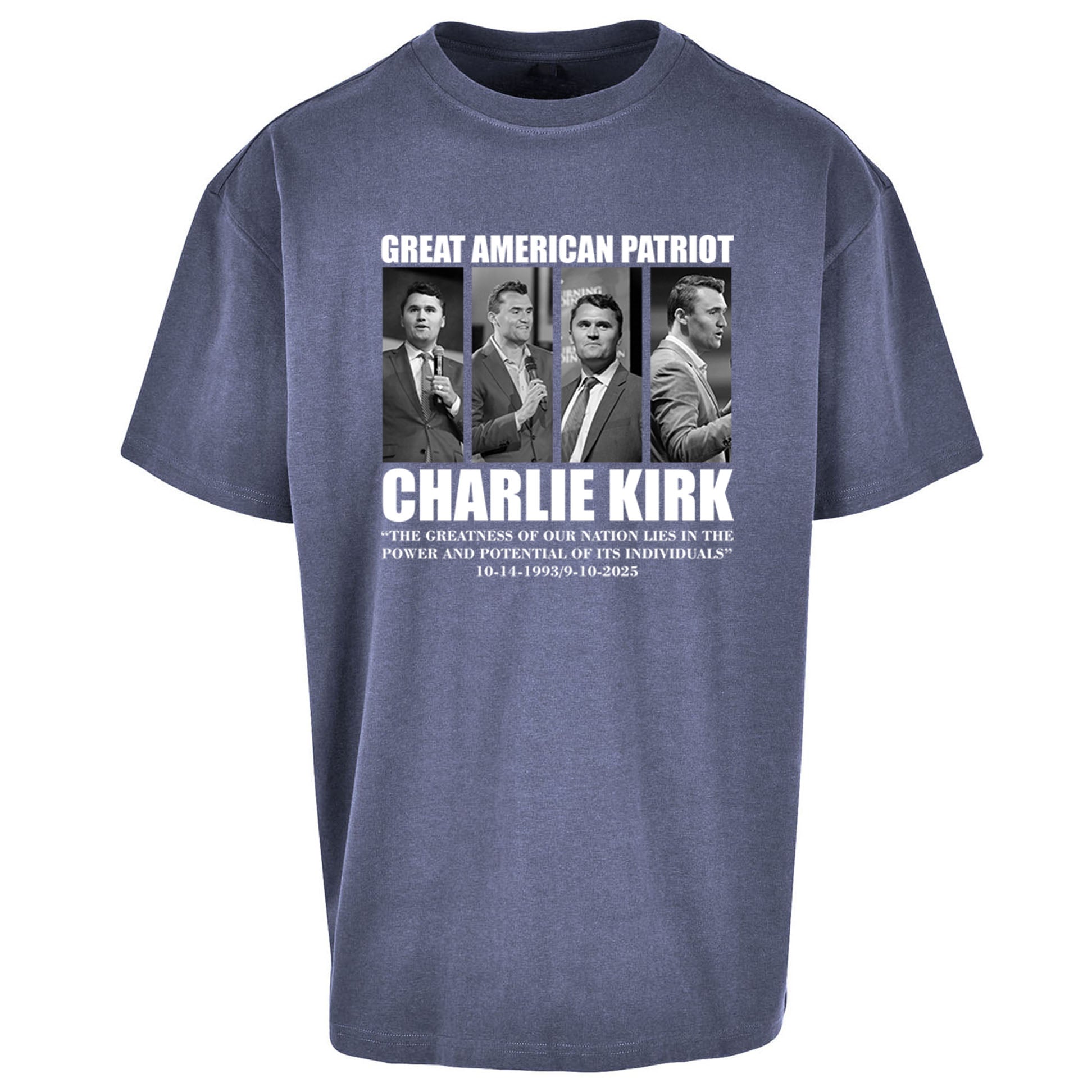Charlie Kirk Oversized T Shirt 