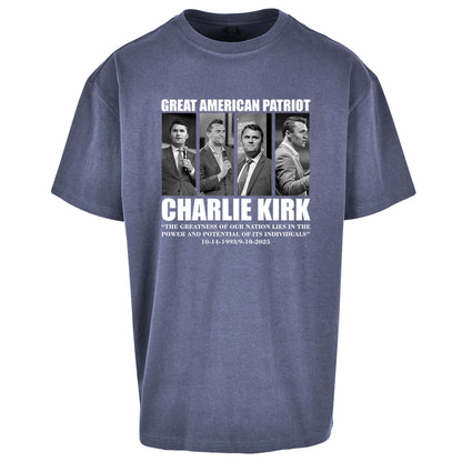 Charlie Kirk Oversized T Shirt 