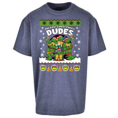 Ninja Turtles Christmas Oversized T Shirt
