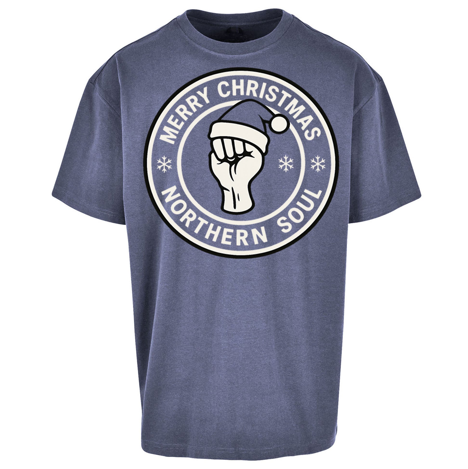 Merry Christmas Northern Soul Oversized T Shirt