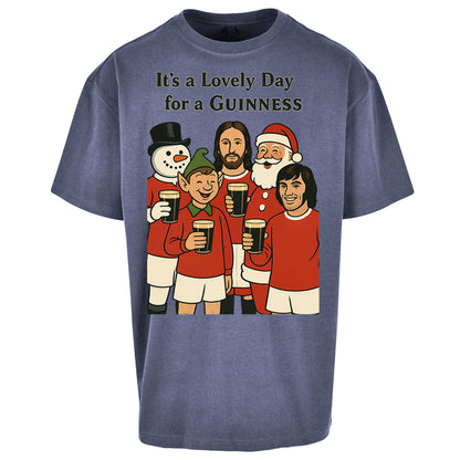 Man United Christmas Oversized T Shirt