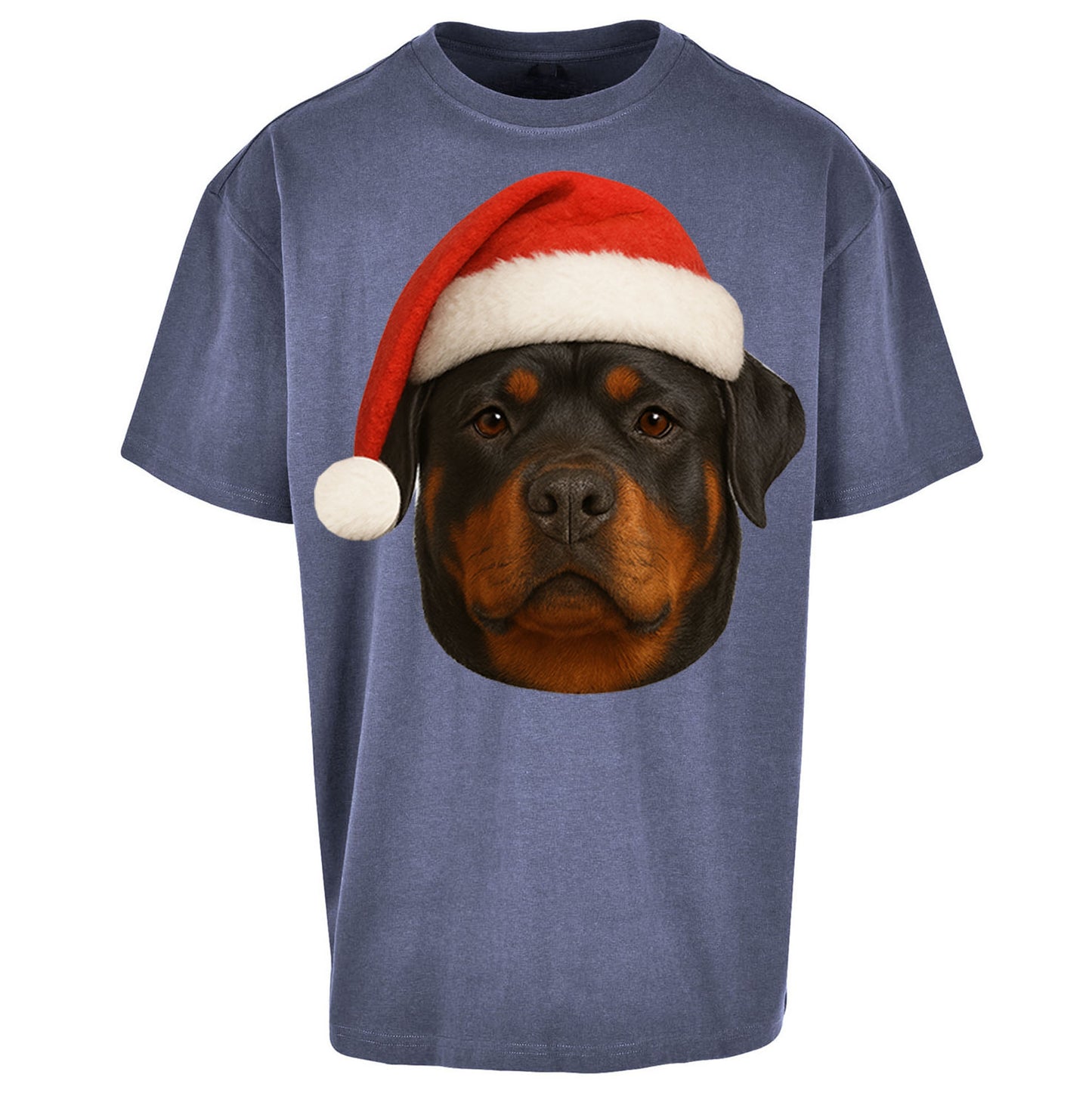 Rottweiler Christmas Oversized T Shirt