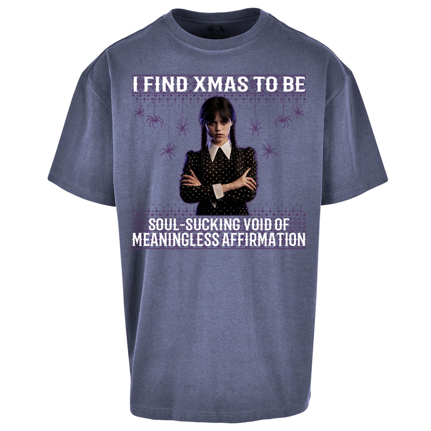 Wednesday Christmas Oversized T Shirt
