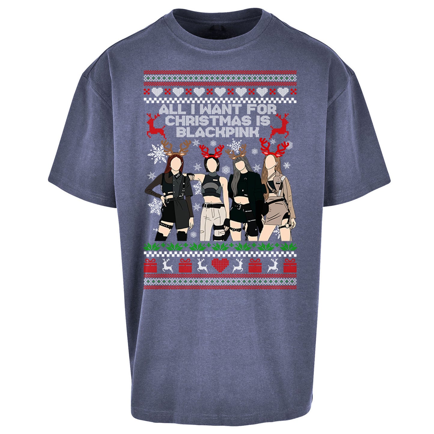 BlackPink Christmas Oversized T Shirt