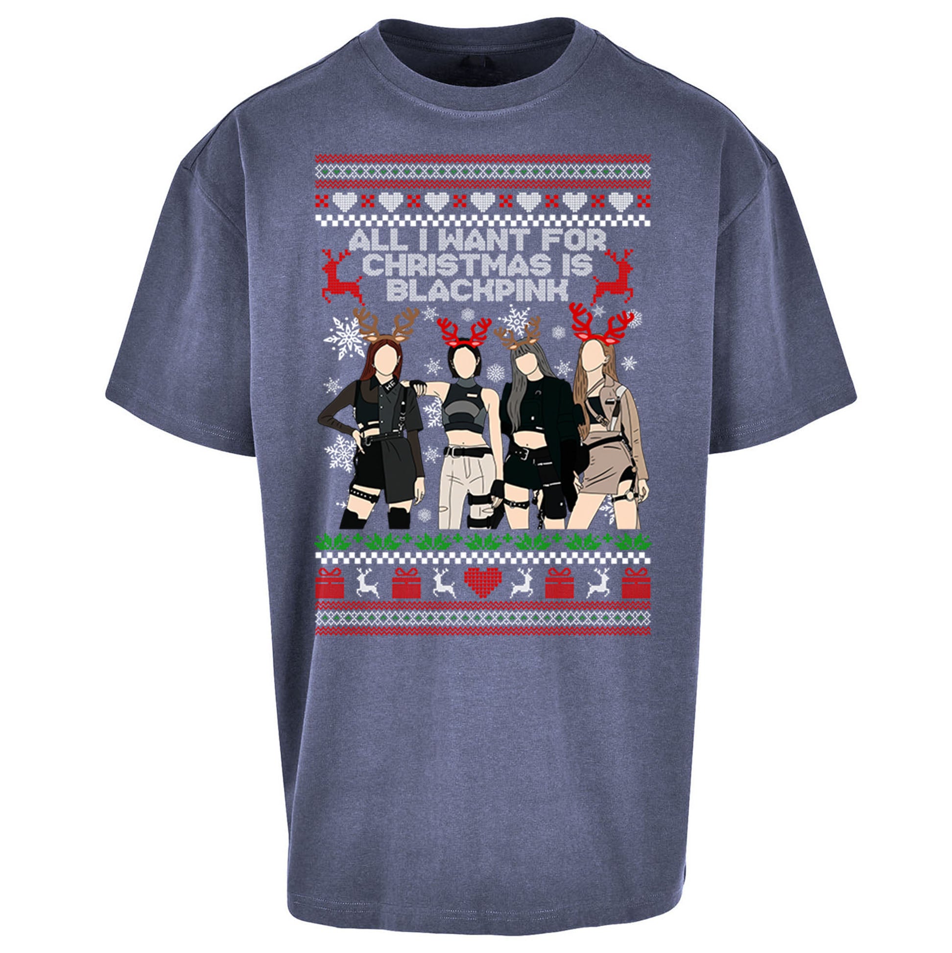 BlackPink Christmas Oversized T Shirt