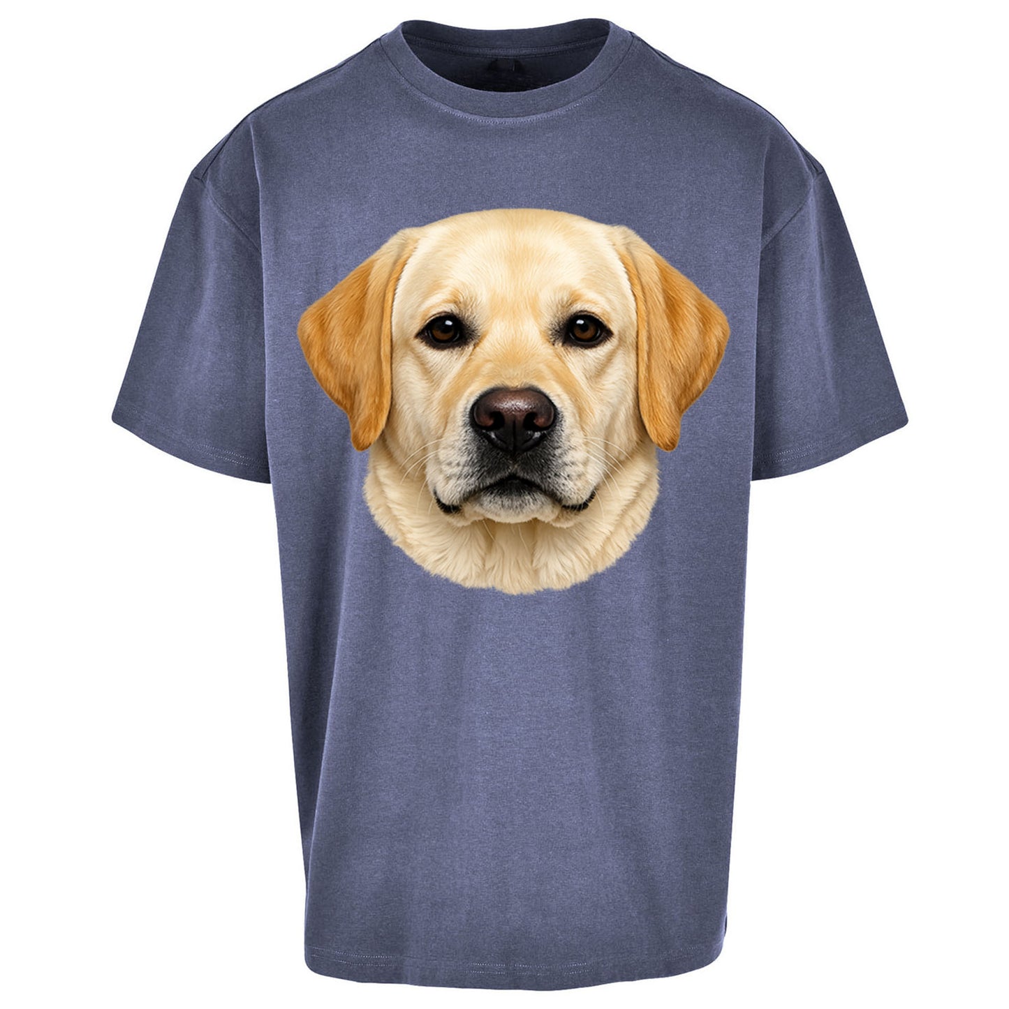 Labrador Dog Face Oversized T Shirt