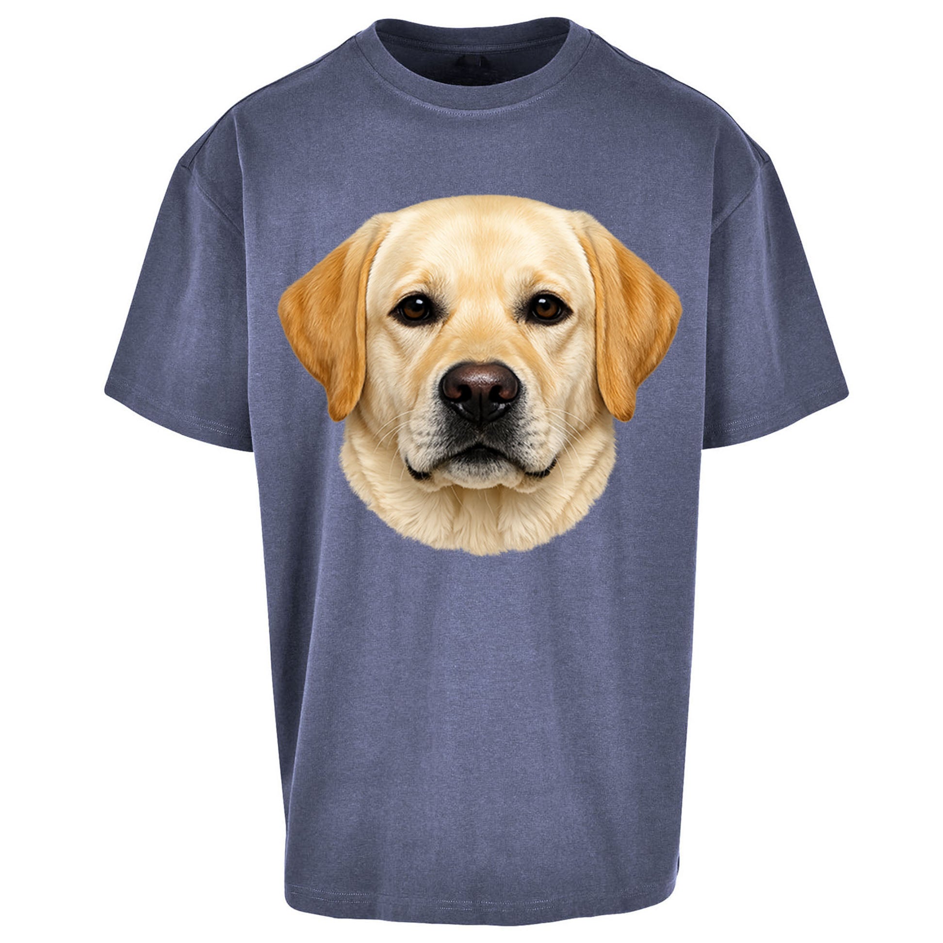 Labrador Dog Face Oversized T Shirt