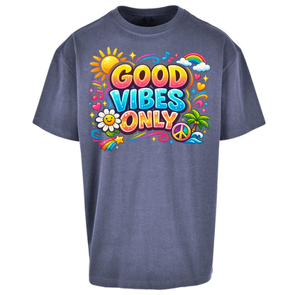 Good Vibes Only Oversized T Shirt