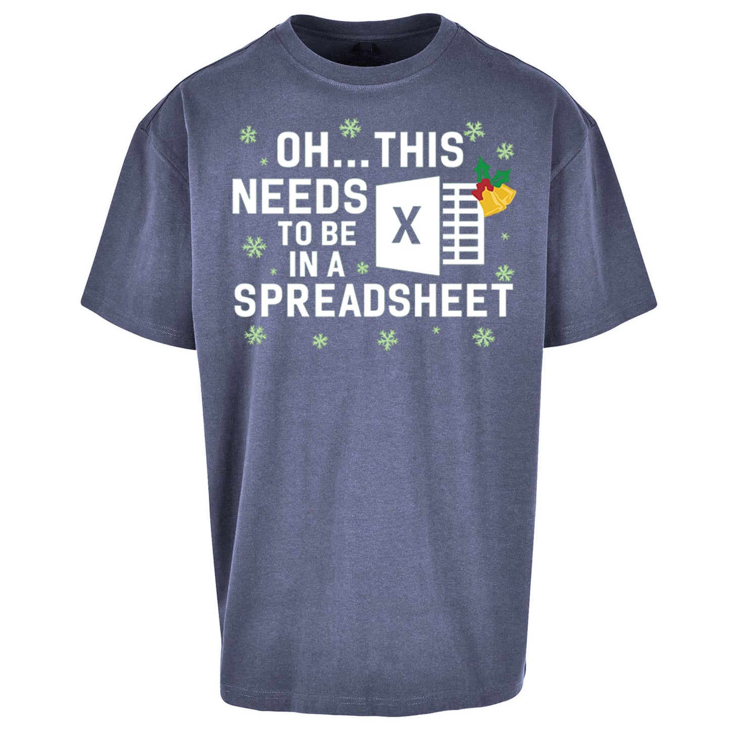 Excel Christmas Oversized T Shirt