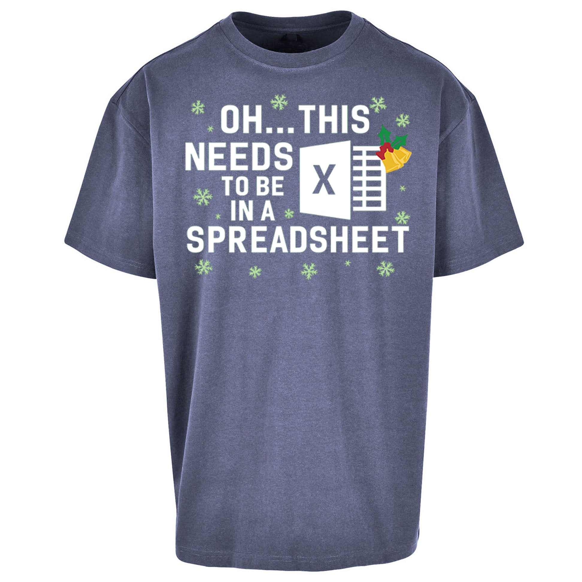 Excel Christmas Oversized T Shirt