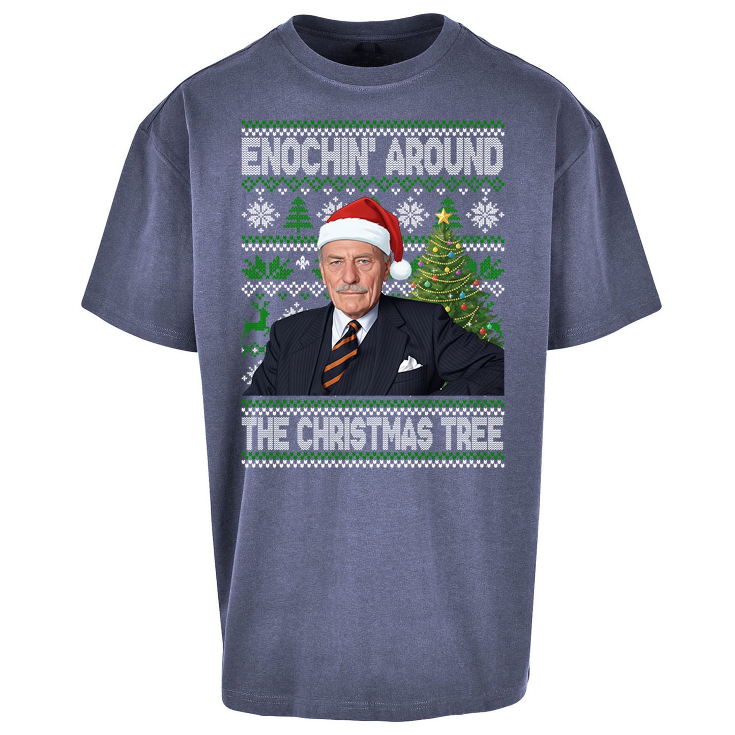 Enoch Powell Enochin Around the Christmas Tree Christmas - Oversized T Shirt