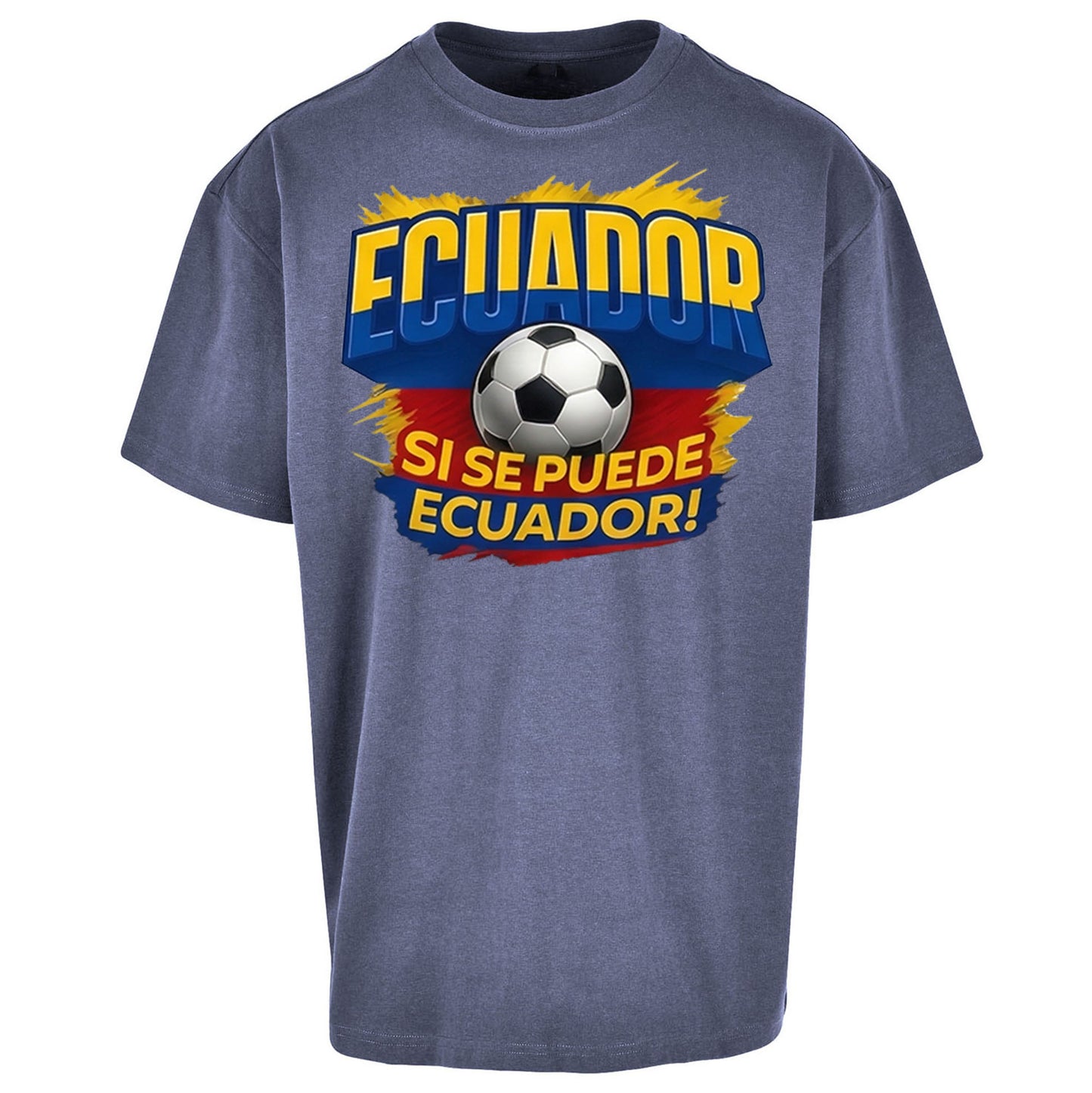 Ecuador Retro World Cup Oversized T Shirt 