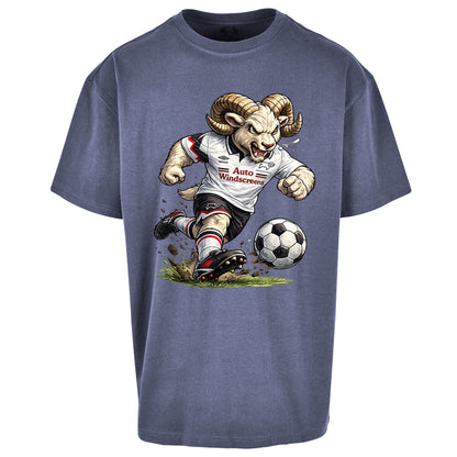 Old School Derby County Oversized T Shirt