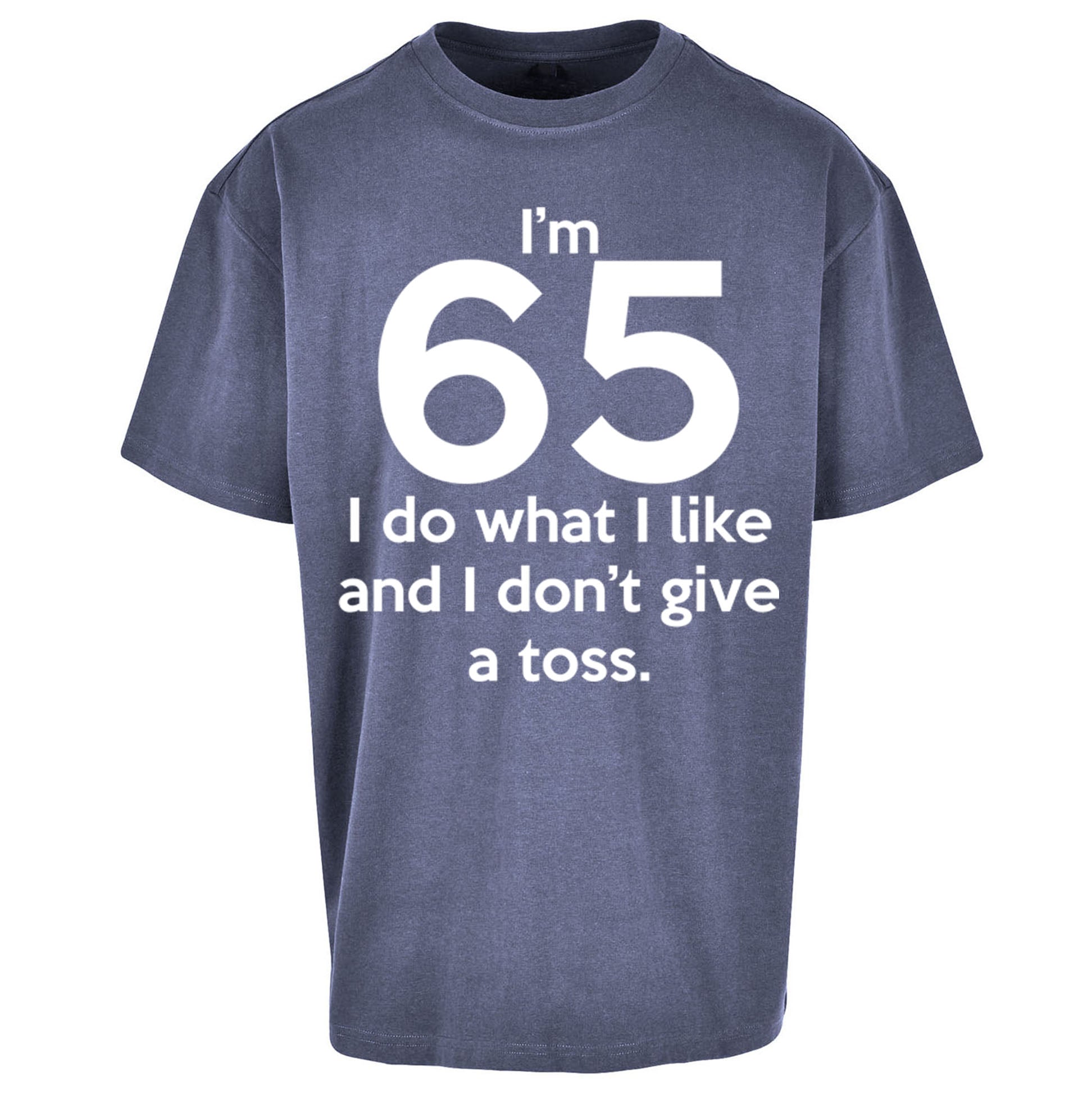 65th Birthday Oversized T Shirt 