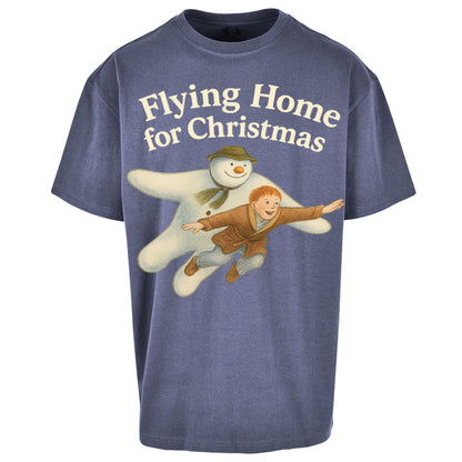 The Snowman Movie Christmas Oversized T Shirt