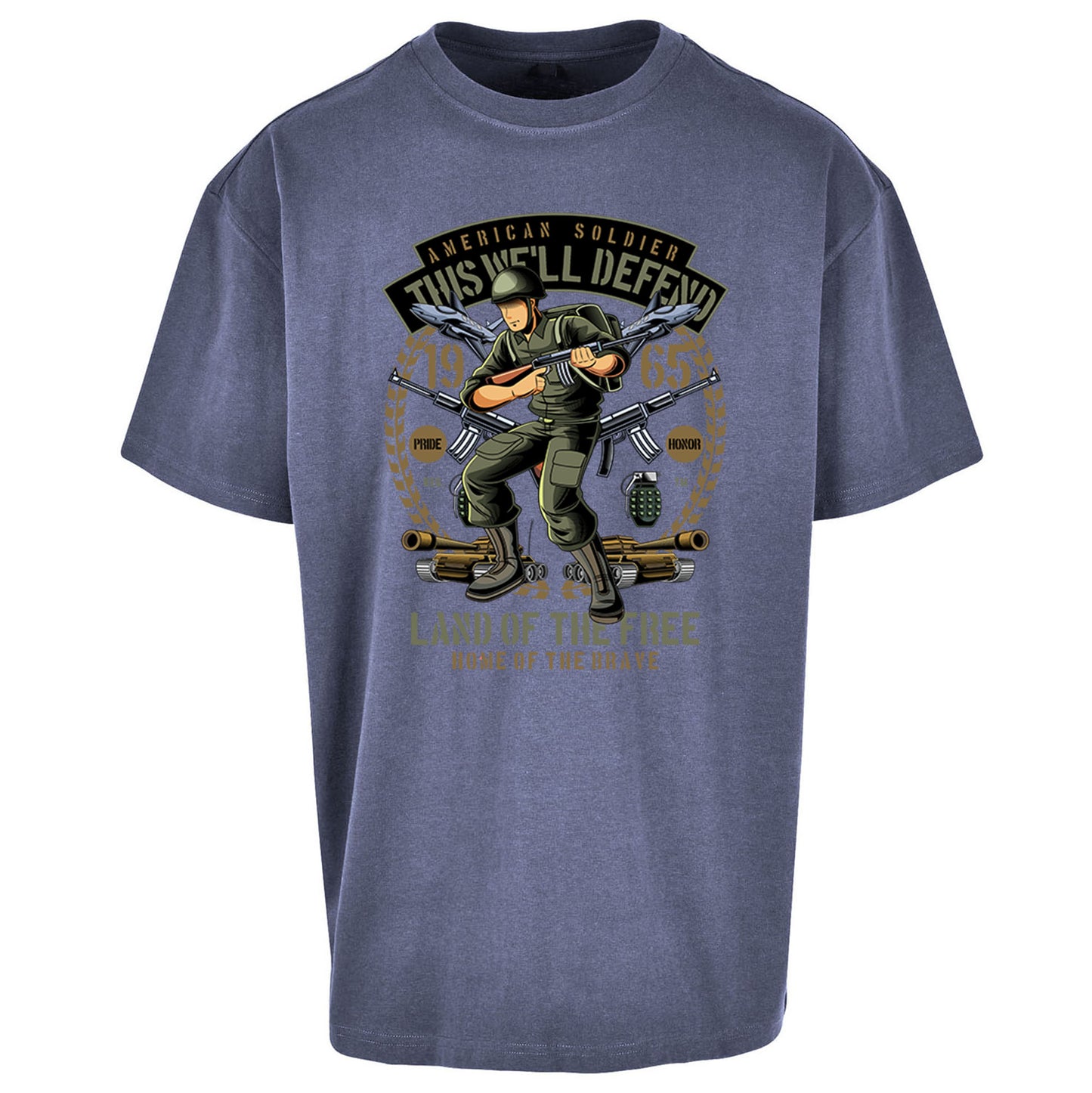 American Soldier Oversized T Shirt