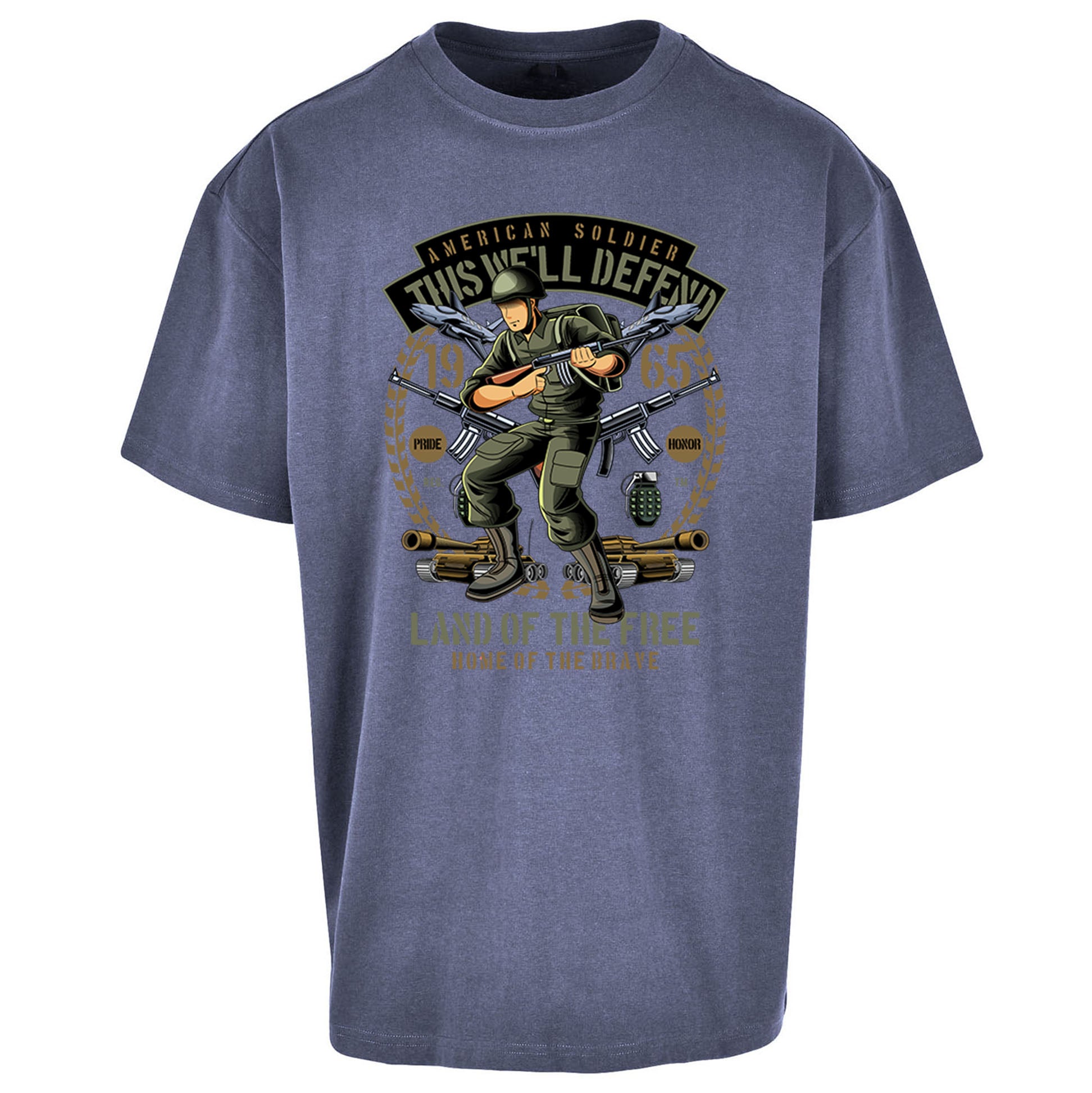 American Soldier Oversized T Shirt