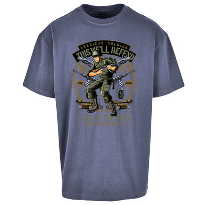 American Soldier Oversized T Shirt