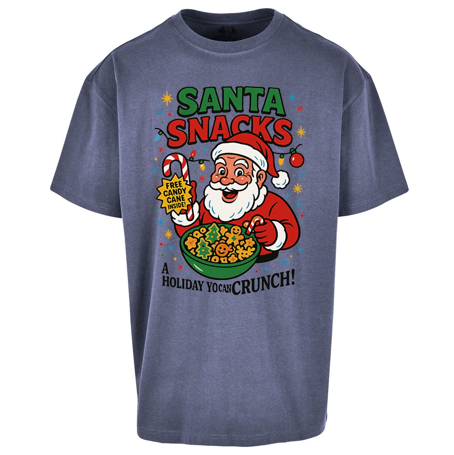 Santa Crunch Oversized T Shirt