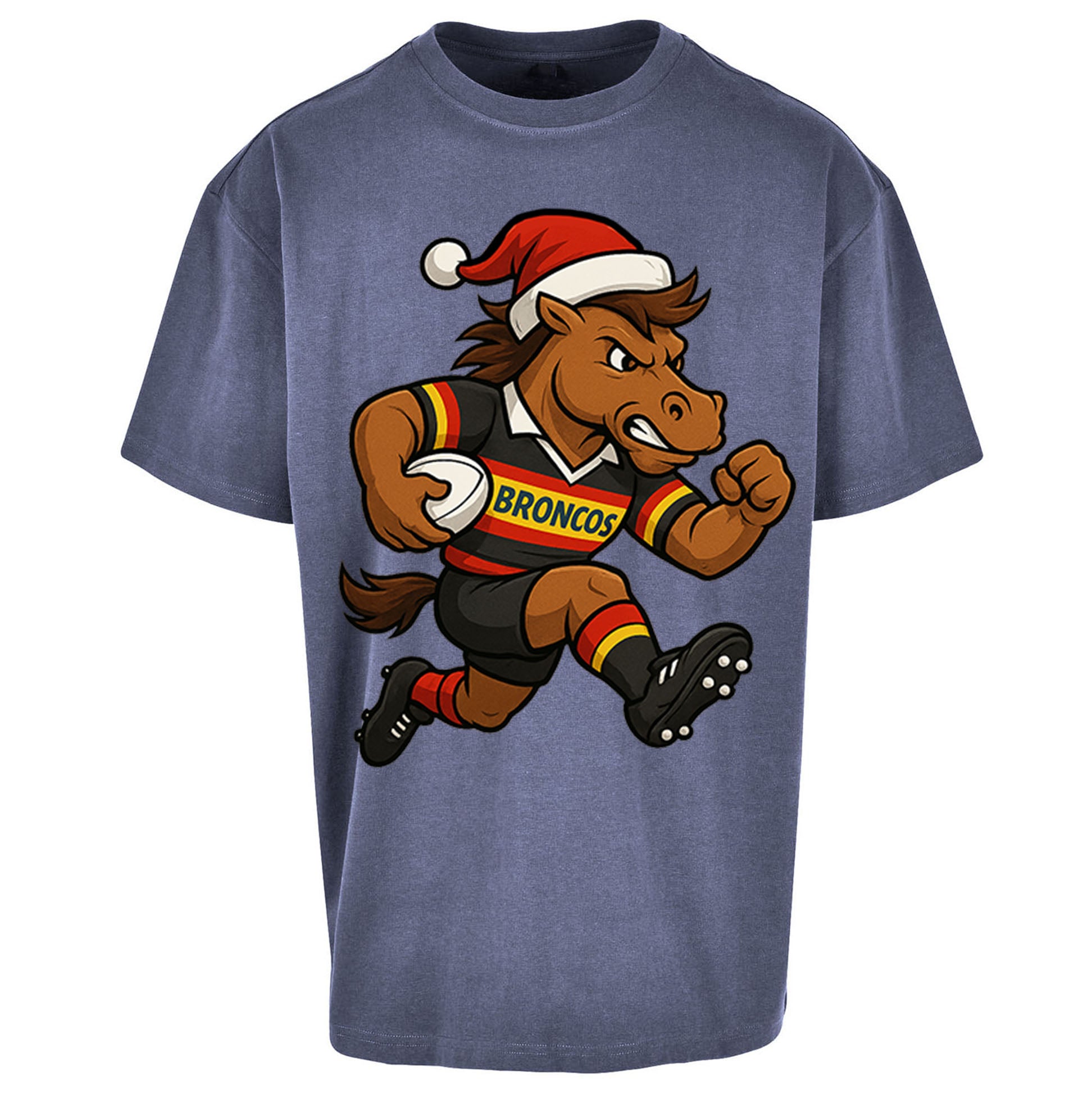 London Broncos Christmas Oversized T Shirt