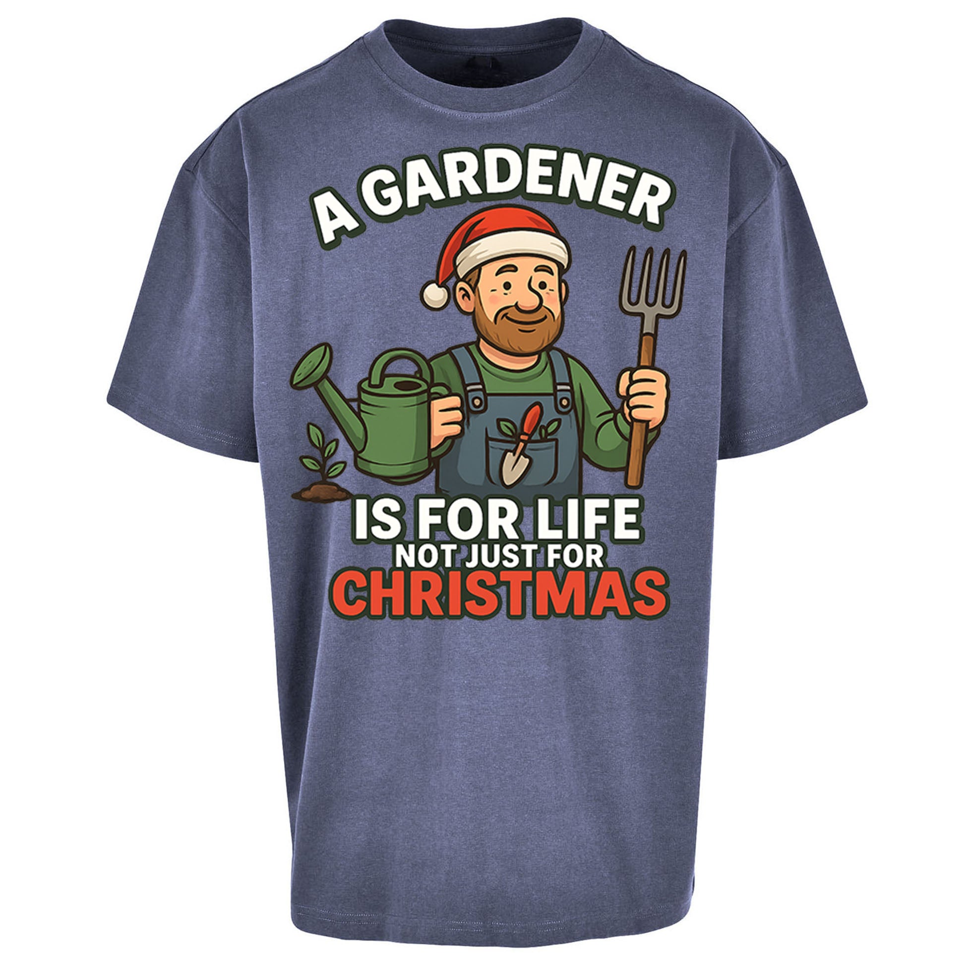 Gardener Christmas Oversized T Shirt