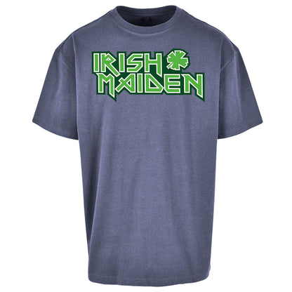 Irish Maiden St Patricks Day Oversized T Shirt 