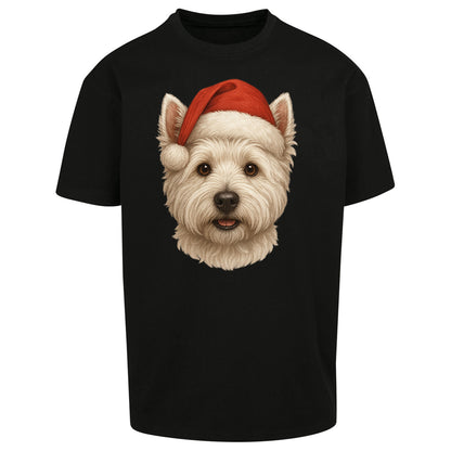 West Highland White Terrier Christmas Oversized T Shirt